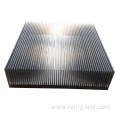 custom extrusion aluminum black large heatsink